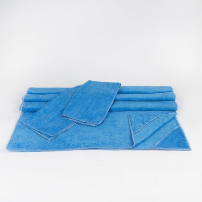 Yoga Towel, Non Slip Hot Yoga Mat Towel with Corner Pockets, Sized 25"x73", 100% Microfiber Sweat Absorbent, Perfect for Hot Yoga, Bikram, Pilates and Yoga Mats (Blue)