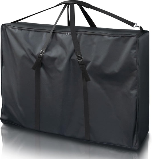 Kovshuiwe Large Outside Chair Storage Bag, 600D Chair Carry Bag for Zero Gravity Chair Cover, Heavy Duty Folding Lounge Chair Carrying Case, Extra Large Moving Bags with Zippers