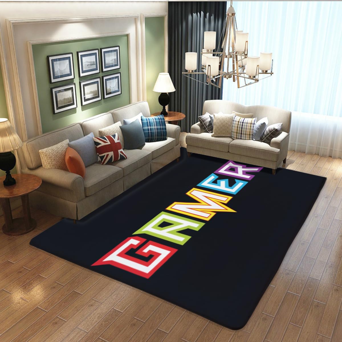 Butterfly Carpet Area Rug - Lovely Butterflies Printed Carpets for Kids Butterfly Theme Living Room Indoor Bedroom Decor Soft Polyester Yoga Mat 2'x3'