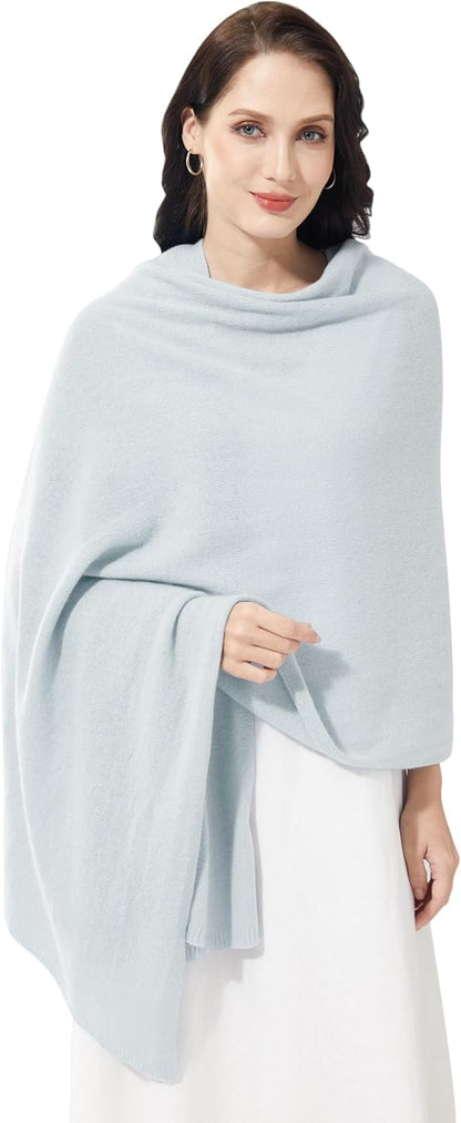 Soft Cashmere Blend Wrap Chic Scarf Stole for Women Wayfarer Travel Extra Large 87"x28" - Colors A