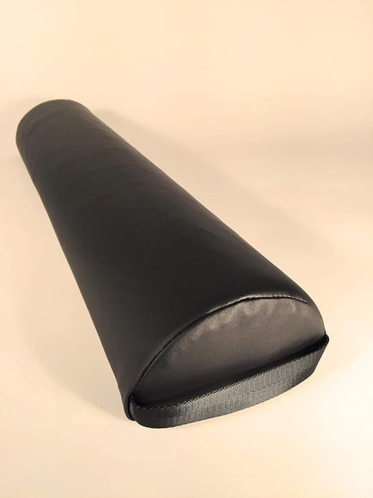 NRG Microfiber Bolster Covers Round Massage Bolster Pillow Covers - Natural - 6" x 27" - 100% Polyester Microfiber - Soft & Durable - Protection from Stains & Oil - Drawstring Closure