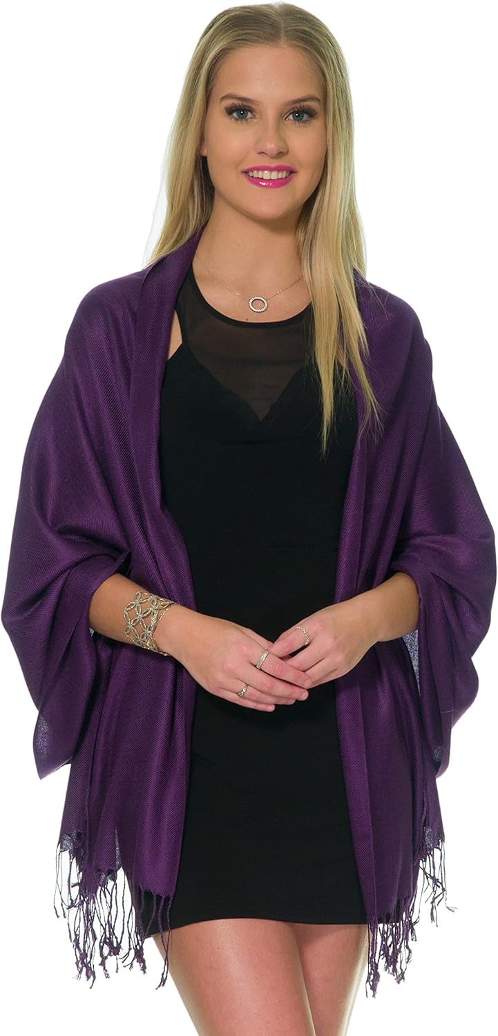 Pashmina Shawls and Wraps for Evening Dresses, Large Soft Pashminas Wedding Shawl