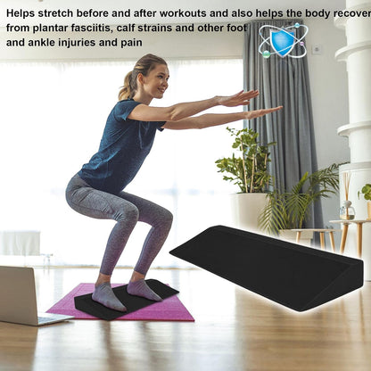 Yoga Foam Wedge Blocks, 19.7 Inch EVA Incline Stretch Wedge, Yoga Wedge for Wrist and Lower Back Support, Balance, Squat Block, Wrist Support, Pilates