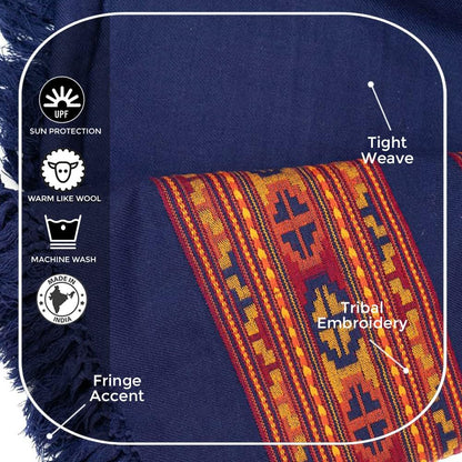 Meditation Shawl or Blanket, Exotic Shawl/Wrap, Oversize Scarf or Stole. Unisex