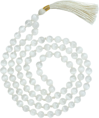 Amazing Gemstone 108 Beads Handmade Mala (Knotted, Rudraksha) - Colors B
