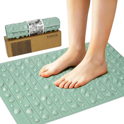 Portable Feet Acupressure Mat, Foldable Foot Massager Mat, Pressure Point Massage Pad, Anti Fatigue Office Standing Desk Pad, Stand Up Pad, Relieve Foot Pain