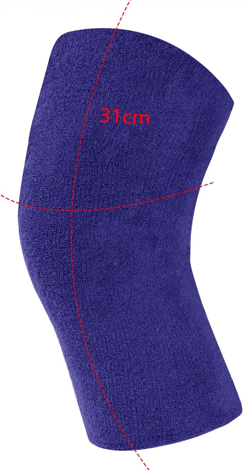 Holiberty Thermal Knee Braces Women Men Elastic Arthritis Knee Compression Sleeve Ski Cycling Leg Warmers Knee Support Pads