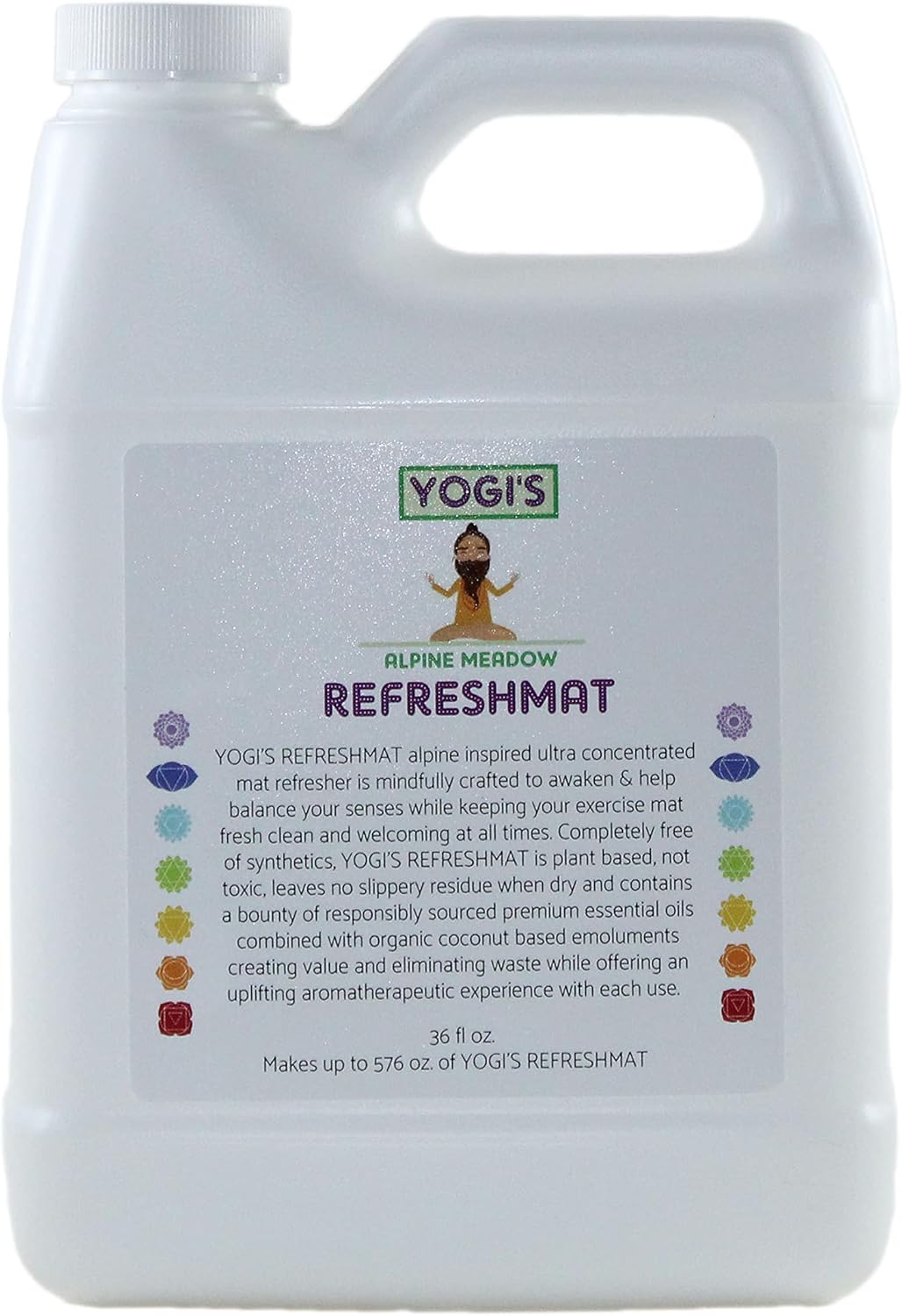 Naeterra Aromatherapy Cleaning Concentrate Yogi's Refreshmat Ultra Concentrated Yoga Mat Cleaner & Refresher - Makes up to 4.5 Gallons