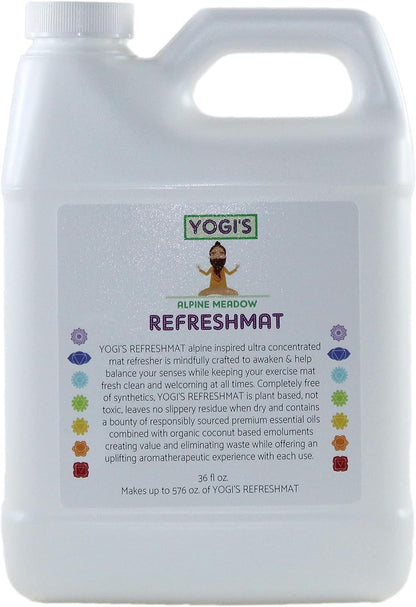 Naeterra Aromatherapy Cleaning Concentrate Yogi's Refreshmat Ultra Concentrated Yoga Mat Cleaner & Refresher - Makes up to 4.5 Gallons