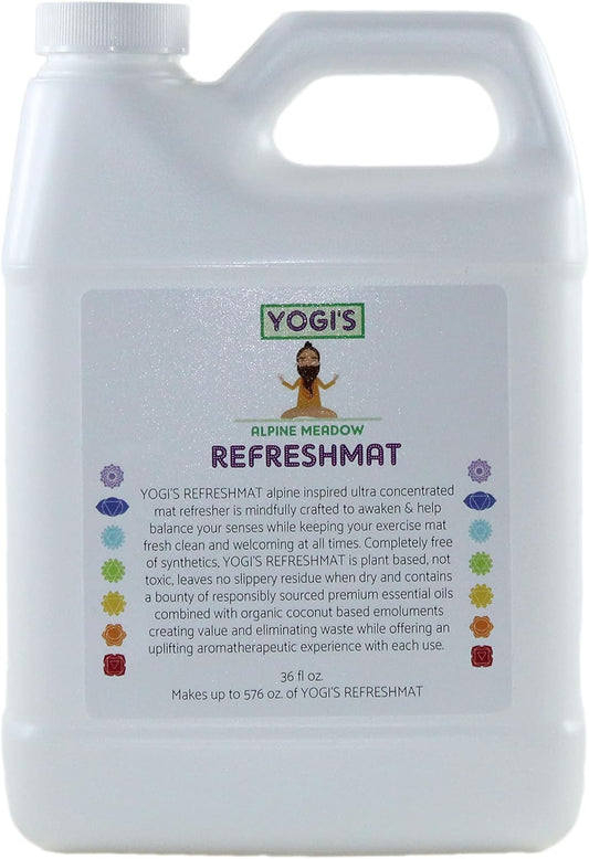 Naeterra Aromatherapy Cleaning Concentrate Yogi's Refreshmat Ultra Concentrated Yoga Mat Cleaner & Refresher - Makes up to 4.5 Gallons