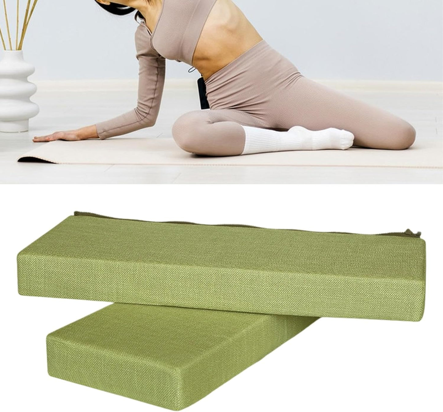 Bolster, Shoulder Support for Poses, Ergonomic, Versatile, Lightweight Cushion, Rectangular Cushion