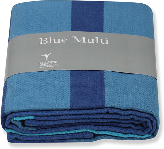 MISZBHA Yoga Rugs & Blanket Indian Cotton Perfect for Restorative Yoga & Meditation Pack of 1