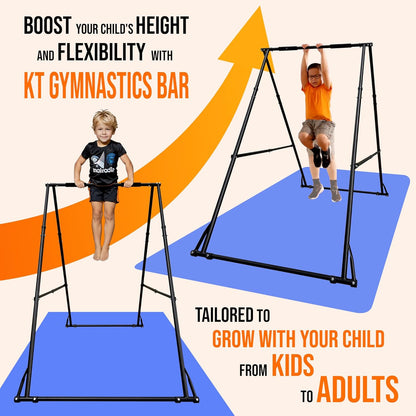 KHANH TRINH Foldable Pull Up Bar Stable Gymnastics Equipment Portable Aerial Yoga Stand Durable Frame For Hammock Chair, Therapy Sensory Swing. Adjustable Back Stretcher For Lower Back Pain Relief