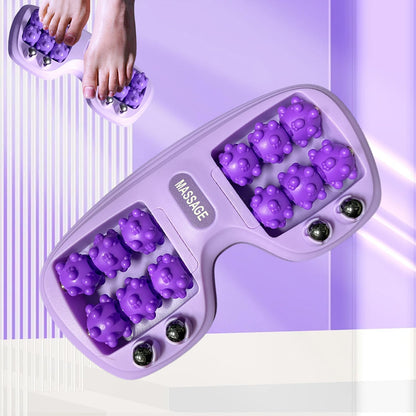 Portable Double Foot Massage Roller for Plantar Fasciitis Relief,Foot Massage Roller with Acupressure Therapy,Pain Relief, Stress Relief & Improved Circulation, Reflexology Tool for Home & Office Use