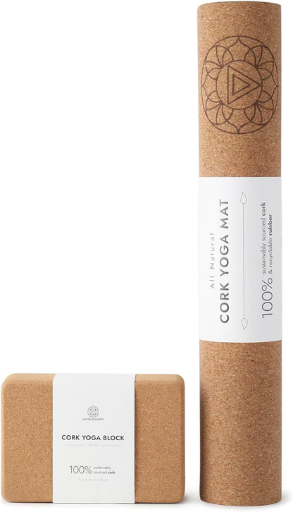 Cork Yoga Block