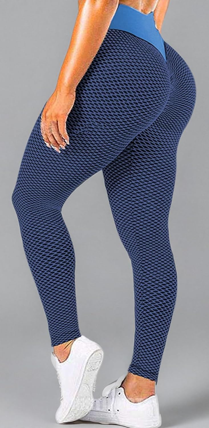 JGS1996 Butt Lifting Leggings for Women Tummy Control Workout Yoga Pants High Waisted Scrunch Booty Gym Tights