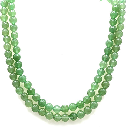 Amazing Gemstone 108 Beads Handmade Mala (Knotted, Rudraksha) - Colors A