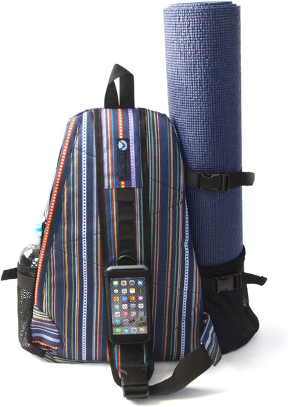 AURORAE Yoga Mat/Gym/Picklleball Cross-body Travel Sling Back Pack. Mat sold separately.