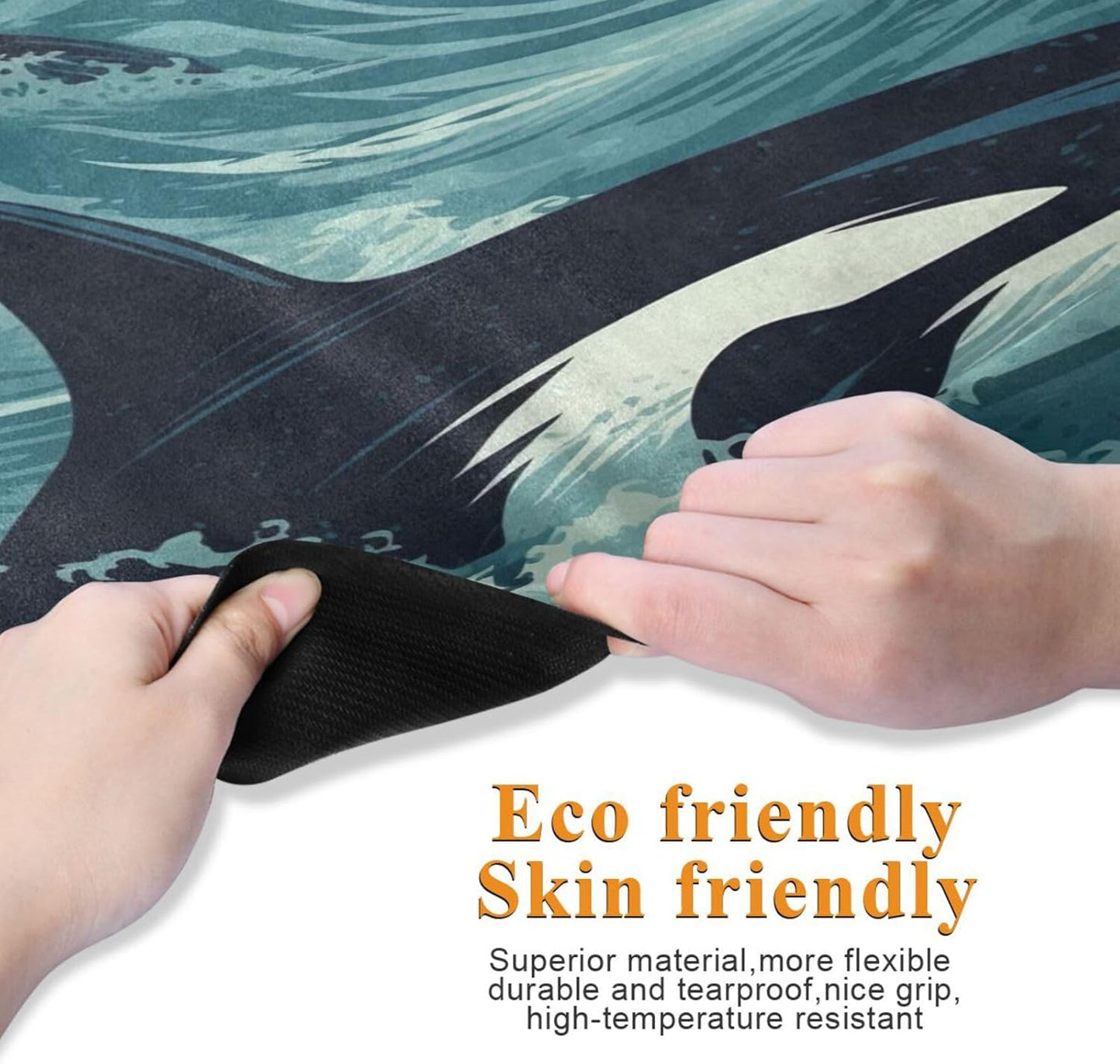 Yoga Mat Foldable Exercise Mats Gym Non Slip Workout Mat for Women and Men Pilates Floor Fitness Mat with Storage Bag 71 inch x 26 inch