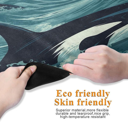 Yoga Mat Foldable Exercise Mats Gym Non Slip Workout Mat for Women and Men Pilates Floor Fitness Mat with Storage Bag 71 inch x 26 inch