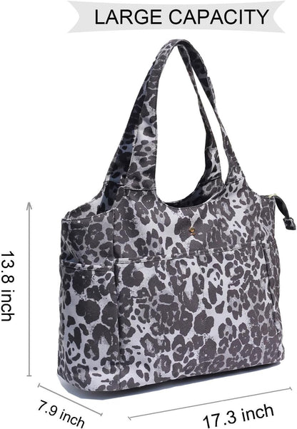 ESVAN Yoga Tote Bag Mat bag Women Shoulder Bags Carryall Tote for Travel Office Workout Gym Nurse Beach