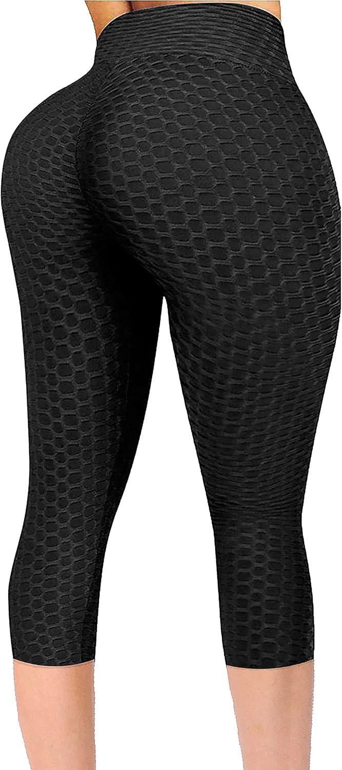 JGS1996 Butt Lifting Leggings for Women Tummy Control Workout Yoga Pants High Waisted Scrunch Booty Gym Tights