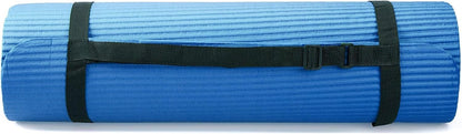 BalanceFrom 7-Piece Yoga Set with 71x24x0.5 Inches Extra Thick Mat and Carrying Sling – Includes 2 Blocks, Stretch Strap, 2 Towels, and Knee Pad for Home, Studio, and Gym Workouts