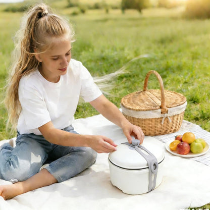 Multipurpose Silicone Strap for Slow Cooker Lid, Elastic and Reusable Closure, Silicone Pot Lid Fixing Strap – For Lunch Box, Yoga Mat, Kitchen, Storage