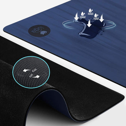 IUGA Pro Yoga Mat Non Slip Pilates Mat Anti-tear Eco Friendly Hot Yoga Mat with SGS Certified Material Free Carrying Strap Included