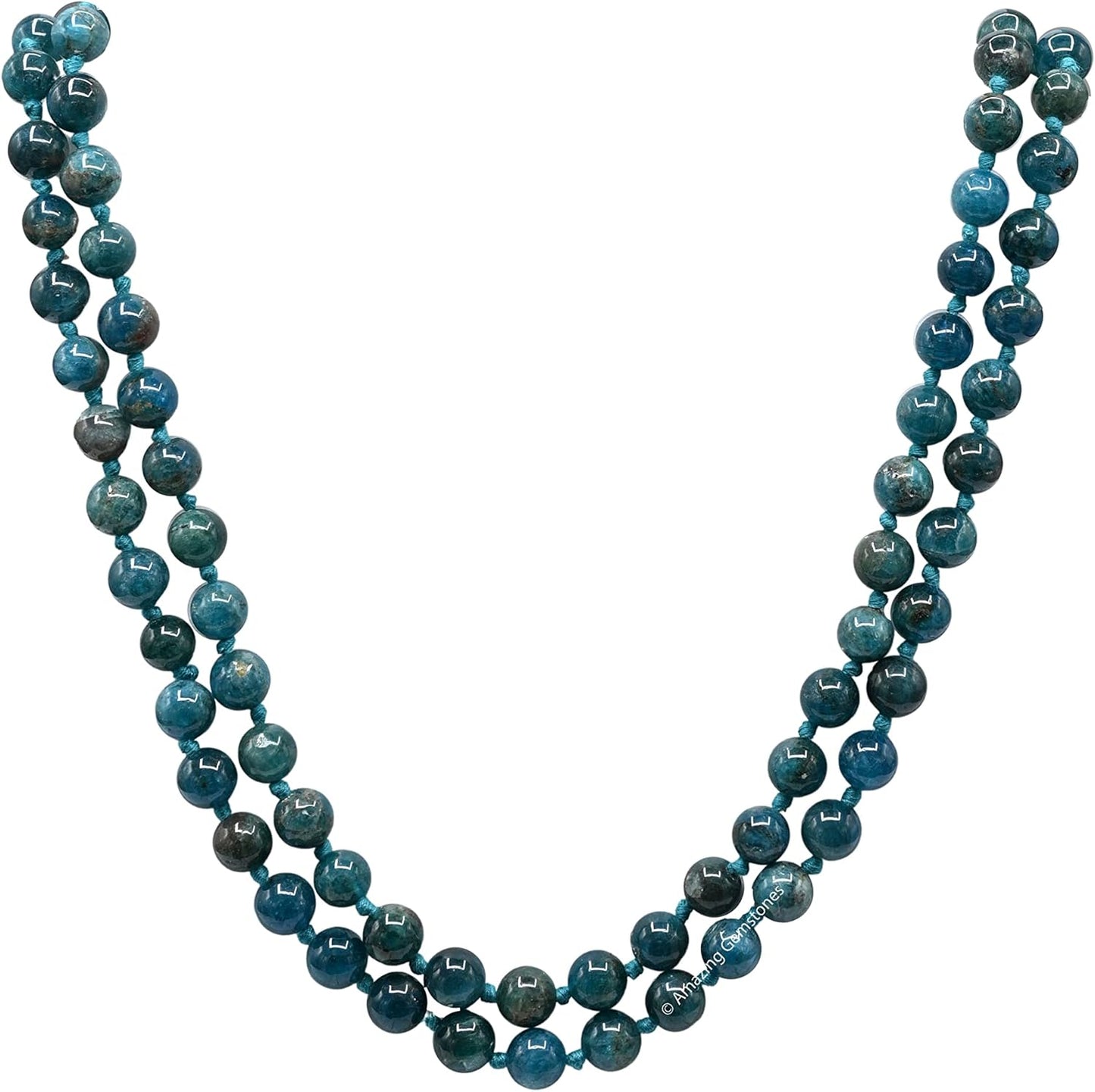 Amazing Gemstone 108 Beads Handmade Mala (Knotted, Rudraksha) - Colors B