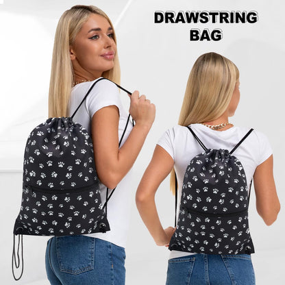 HOLYLUCK Drawstring Backpack Bag Sport Gym Sackpack - Colors B