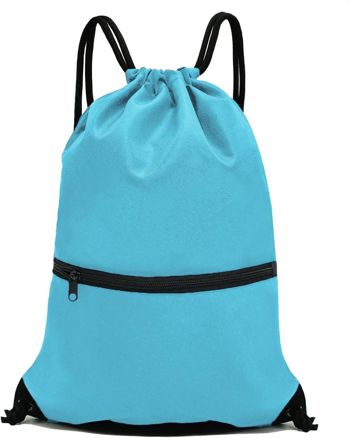 HOLYLUCK Drawstring Backpack Bag Sport Gym Sackpack - Colors A