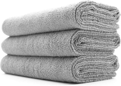 The Rag Company - Sport & Workout Towel - Gym, Exercise, Fitness, Spa, Ultra Soft, Super Absorbent, Fast Drying Premium Microfiber, 320gsm, 16in x 27in, Lavender - Pack of 3