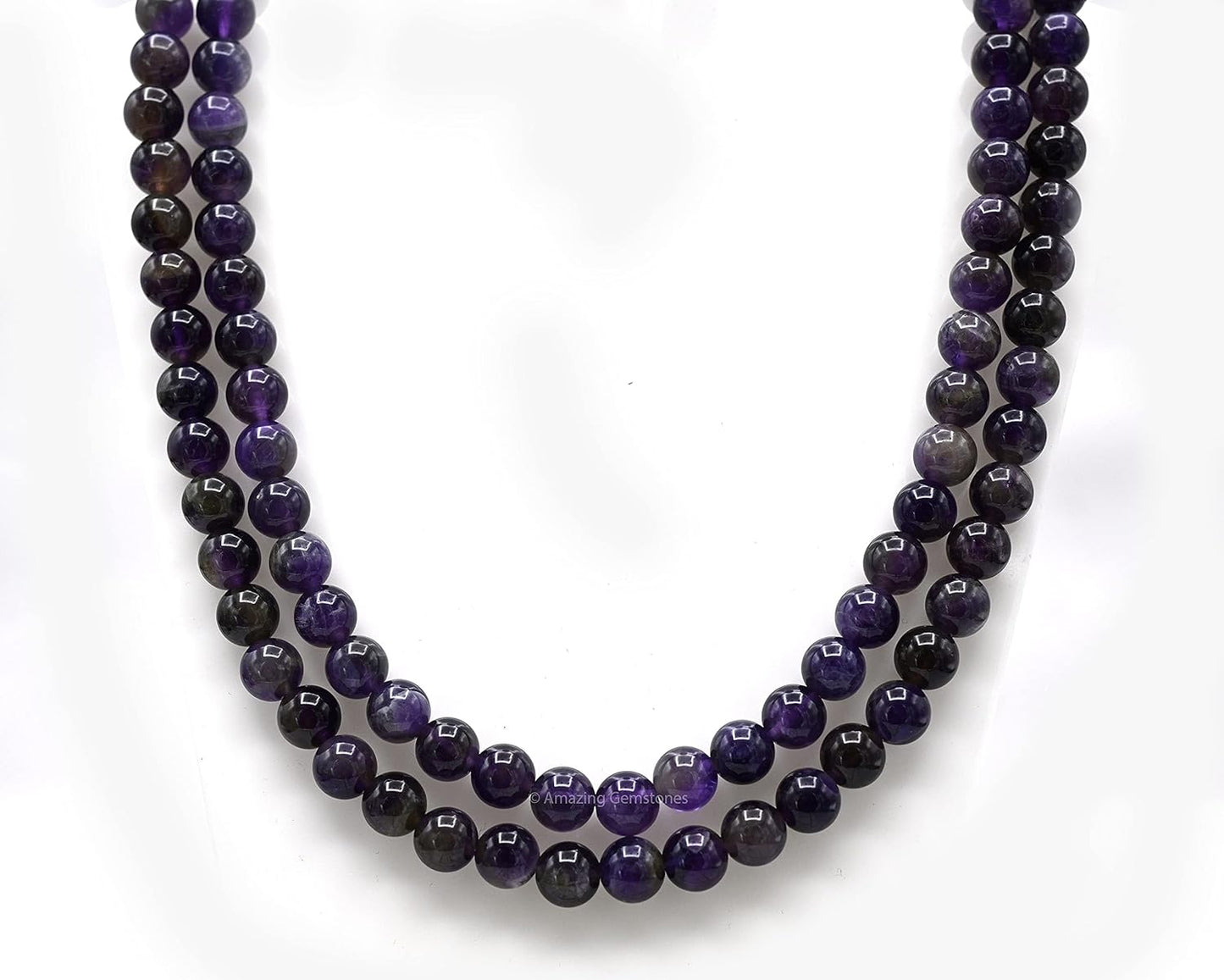 Amazing Gemstone 108 Beads Handmade Mala (Knotted, Rudraksha) - Colors A