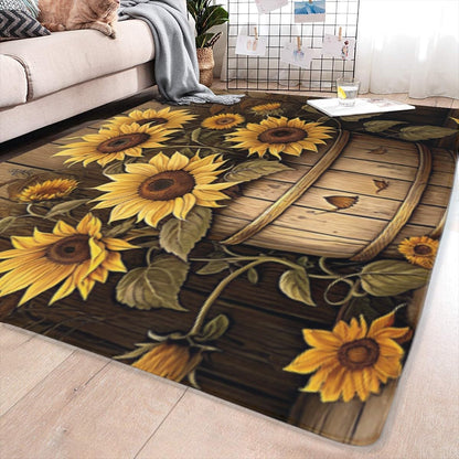 Butterfly Carpet Area Rug - Lovely Butterflies Printed Carpets for Kids Butterfly Theme Living Room Indoor Bedroom Decor Soft Polyester Yoga Mat 2'x3'