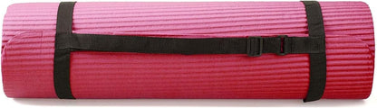 BalanceFrom 7-Piece Yoga Set with 71x24x0.5 Inches Extra Thick Mat and Carrying Sling – Includes 2 Blocks, Stretch Strap, 2 Towels, and Knee Pad for Home, Studio, and Gym Workouts
