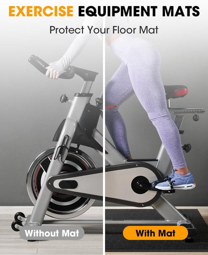 Stepwaver Walking Pad Mat for Carpet, Treamill Mat for Hardwood Floors, High Density, 1/4 Thickness, Folable, Floor Protection for Bike, Elliptical, Treadmill