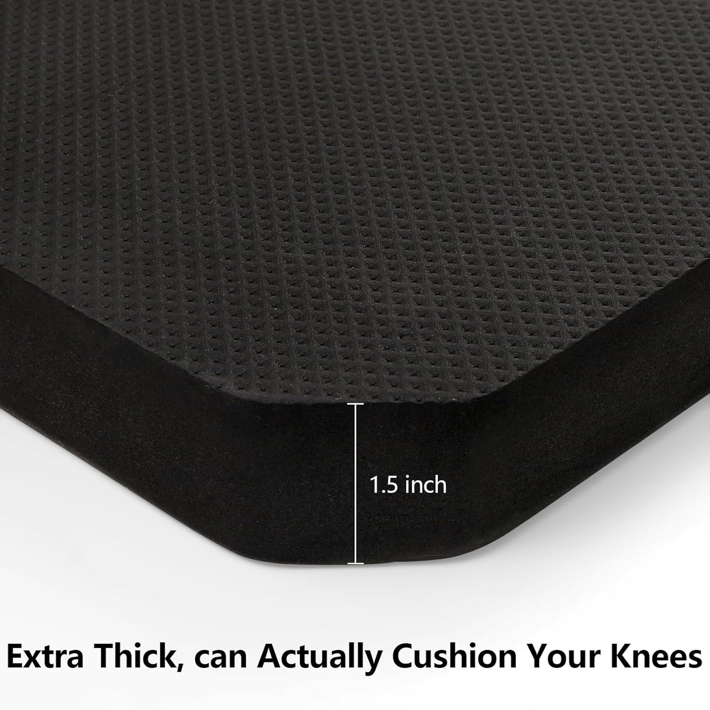 Hacaroa Set of 3 Extra Thick Kneeling Pad, High Density Foam Garden Kneeler, Comfortable Knee Pad Cushion for Work, Yoga Exercise, Baby Bath, Lightweight, Water Resistant, Blue