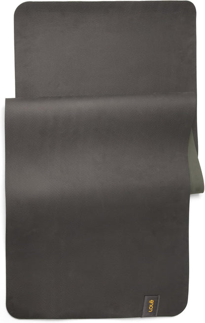 Lolë Pose Yoga Mat for Women with Strap Carrier | Non-Slip 5mm Thick Exercise Mat | Ideal for Hot Yoga & Pilates | PVC-Free & Sweat-Resistant