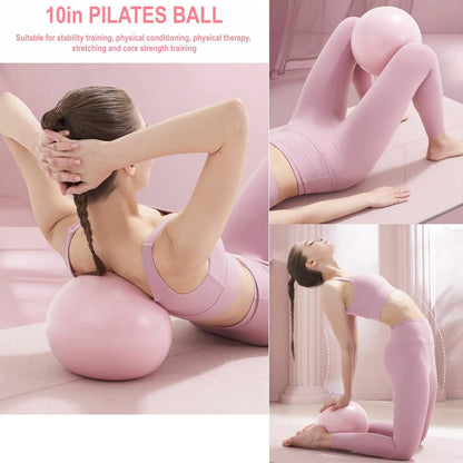 Nuplot Pilates Equipment, Pilates Kit for Home Workouts, Pilates Essentials Kit for Women, Home Pilates Kit with Pilates Ring and Ball Set, Booty Bands, Figure 8 Resistance Band, Yoga Band