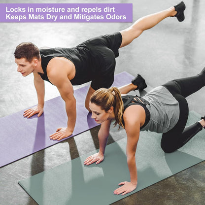 3 mm Thick Yoga Mat Bulk, Non Slip Exercise Workout Fitness Pad for Women Men, Gym Home Yoga Pilates, Easy to Clean, Sturdy PVC