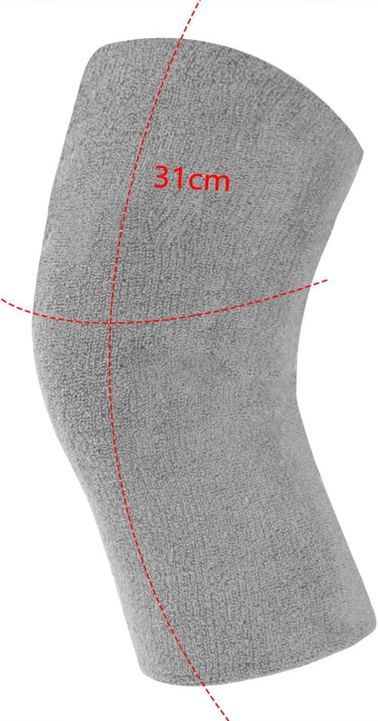 Holiberty Thermal Knee Braces Women Men Elastic Arthritis Knee Compression Sleeve Ski Cycling Leg Warmers Knee Support Pads