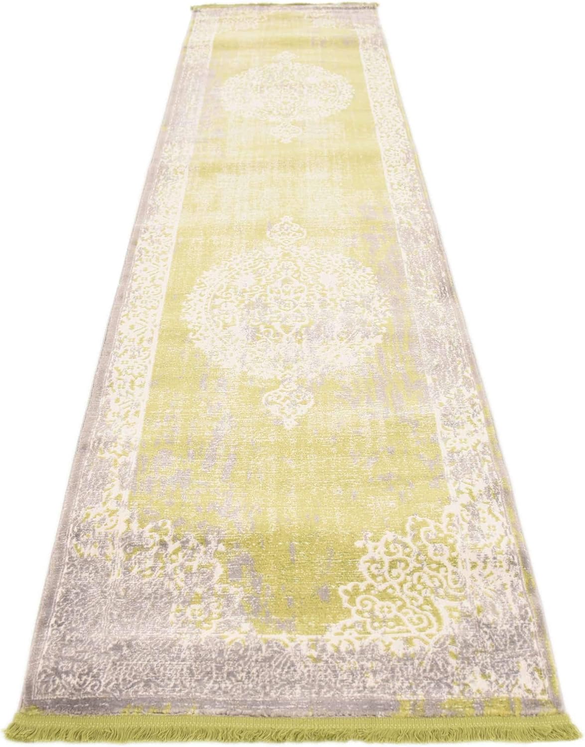 Unique Loom New Classical Collection Area Rug - Olwen (4'Round, Purple/ Gray)