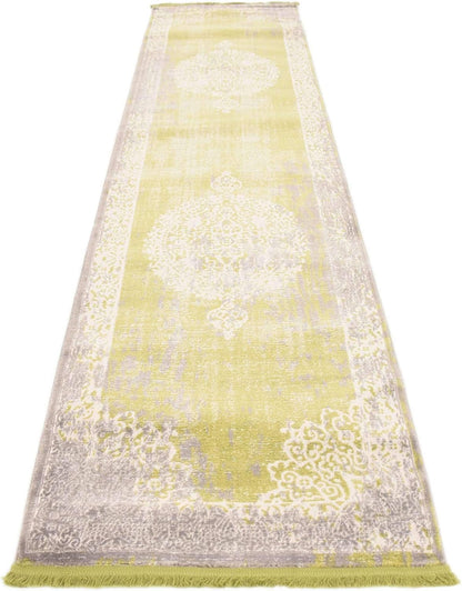 Unique Loom New Classical Collection Area Rug - Olwen (4'Round, Purple/ Gray)