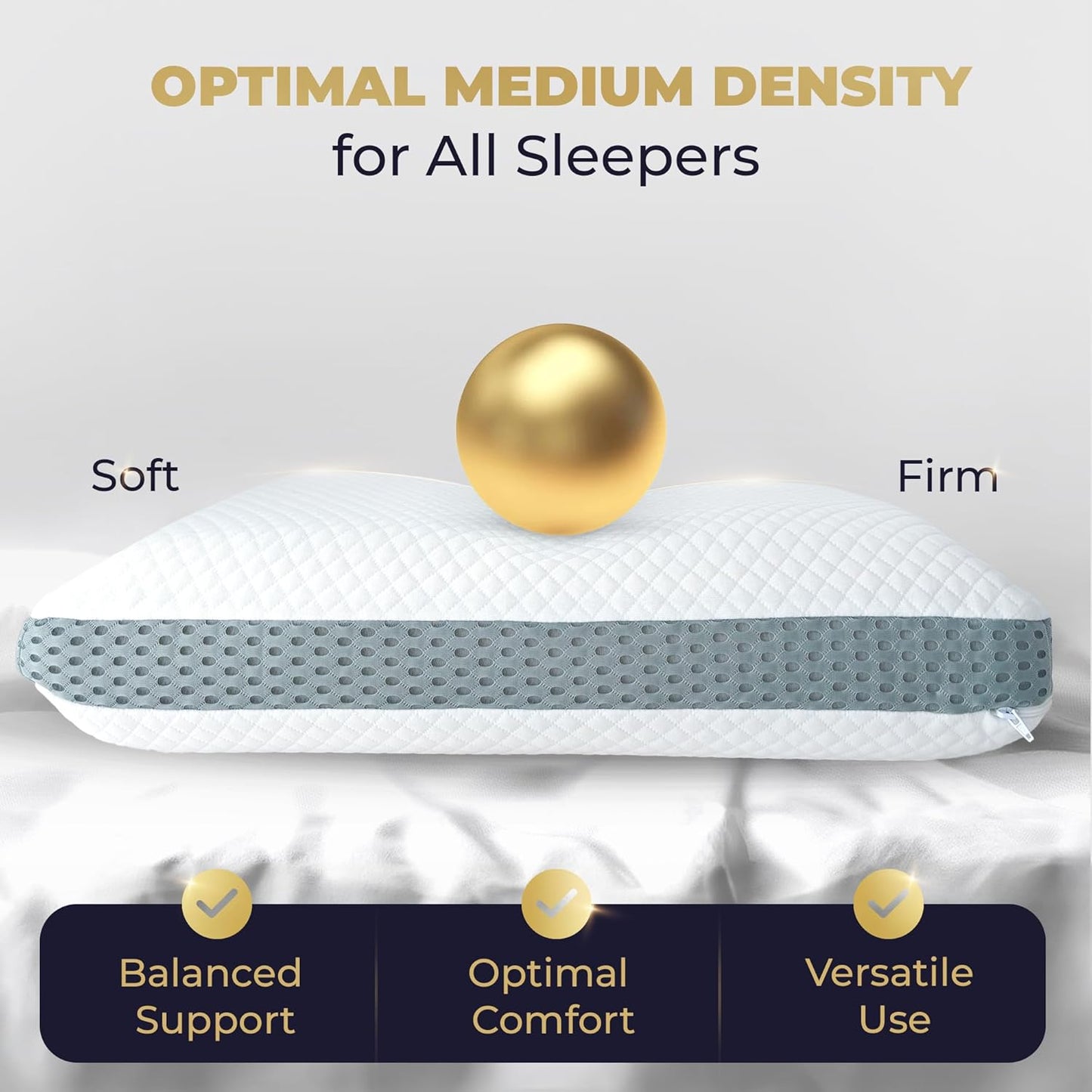 Royal Therapy Memory Foam Pillow, Queen Neck Pain Relief, Contour Cervical Pillow, for Neck and Shoulder Pain, Side, Back and Stomach Sleeper, 24x14x5 inches