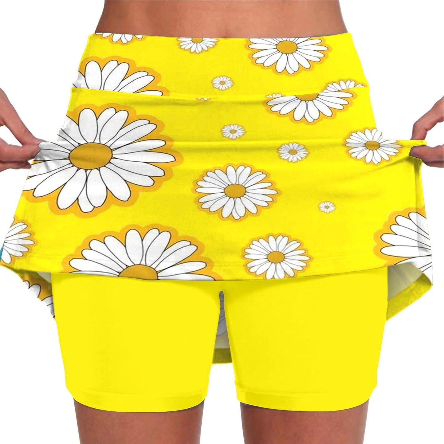SHAOBGE Athletic Yoga Culottes for Women Solid Color Elastic Shorts Summer Lightweight High Waist Skinny Joggers Skirt 2024
