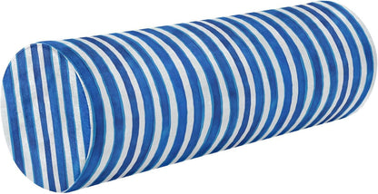 Yoga Bolster Pillow Round Neck Roll Pillow Bed Round Pillow for Baby Cylinder Decorative Pillow Bolster Pillow Covers with Zipper Gold Stripe