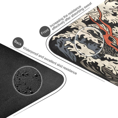 Qilmy Fantasy Mandala Pattern Yoga Mat, Non-Slip Texture Pro Yoga Mat Eco Friendly Exercise & Workout Mat for Yoga, Pilates and Floor Exercises