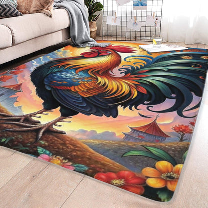 Butterfly Carpet Area Rug - Lovely Butterflies Printed Carpets for Kids Butterfly Theme Living Room Indoor Bedroom Decor Soft Polyester Yoga Mat 2'x3'