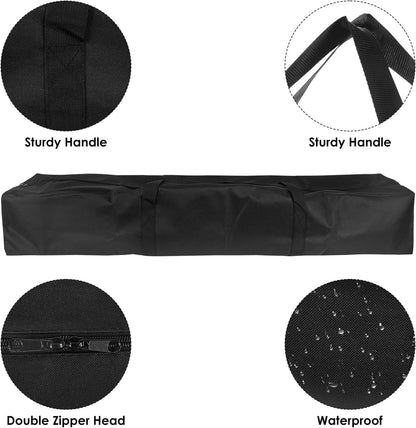 Linkidea 47'' Extra Large Camping Chair Carrying Bag, Oversized Folding Chair Replacement Carry Bag with Two Hand Strap and Double Zip for Easy Storage (Black), SPA1-12